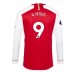Arsenal Gabriel Jesus #9 Replika Hemma matchkläder 2023-24 Långa ärmar